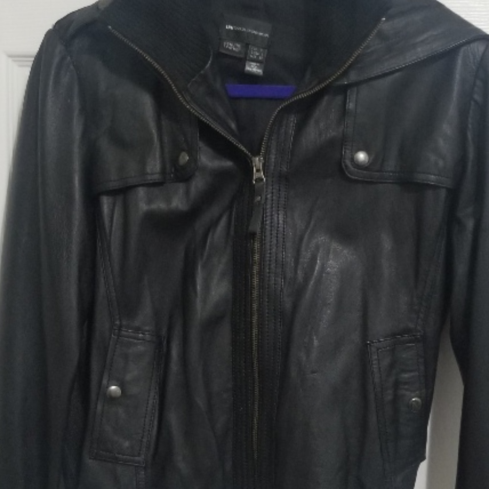 Mango MNG genuine leather jacket